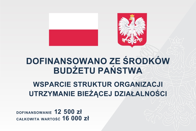 Read more about the article Dofinansowano ze środków budżetu państwa